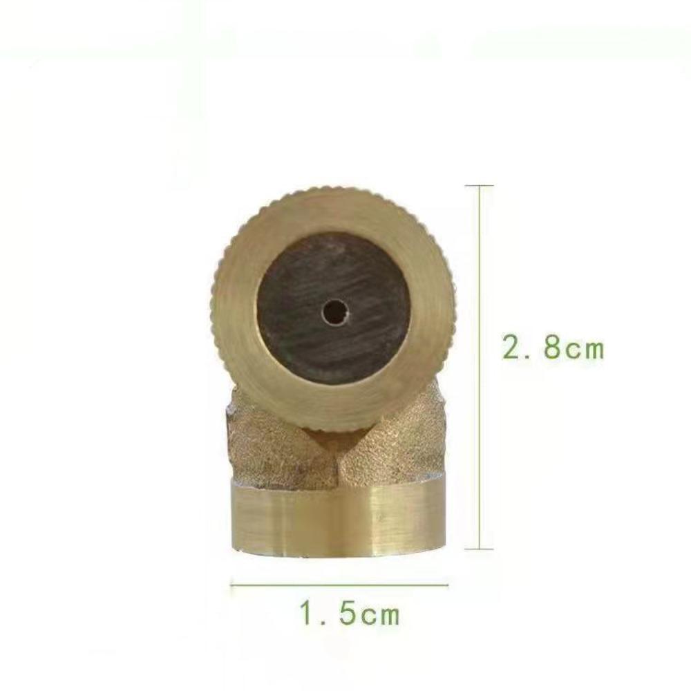 Cooling System Mist Nozzles Brass Multiple Nozzle Head Nebulizer Hose Connector  Garden Tools