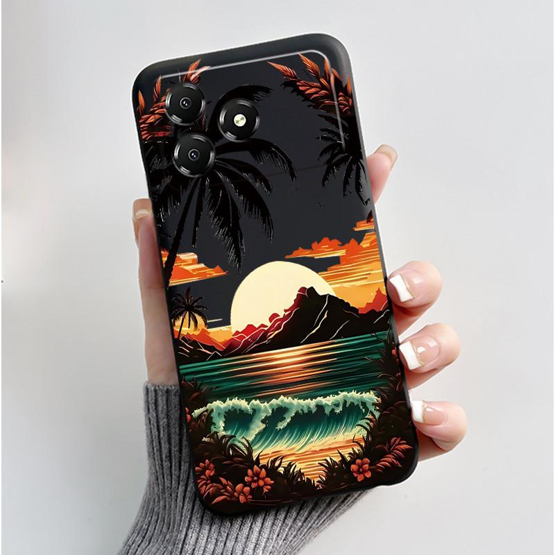 Phone Casing For ZTE Blade A36 Case Z2472 Aesthetic Luxury Cute Cool Boys Girls Black Matte Soft Silicone Protective Back Cover