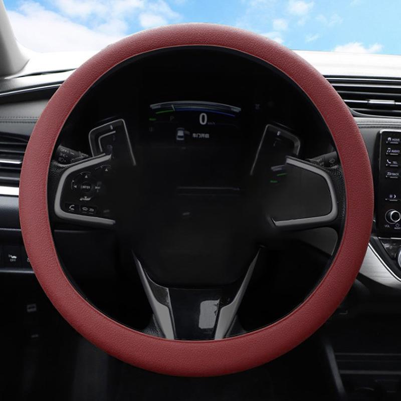 Automobilio universalus silikoninis vairo užvalkalas elastingas pirštinės užvalkalas tekstūra minkštas daugiaspalvis auto dekoravimas pasidaryk pats priedai