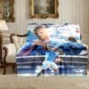 1 st. Comfortabele Home Print Plaid, Erling Haaland Deken Voor Bed en Bank Gebruik, Speciaal Cadeau Voor Familie