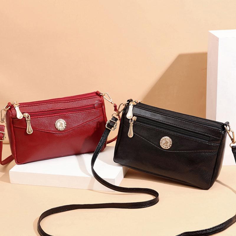 Mode Schlichte Damen Designer Handtasche Hohe Qualität Kleine Umhängetasche Einfarbig Schulter Crossbody Taschen Clutch