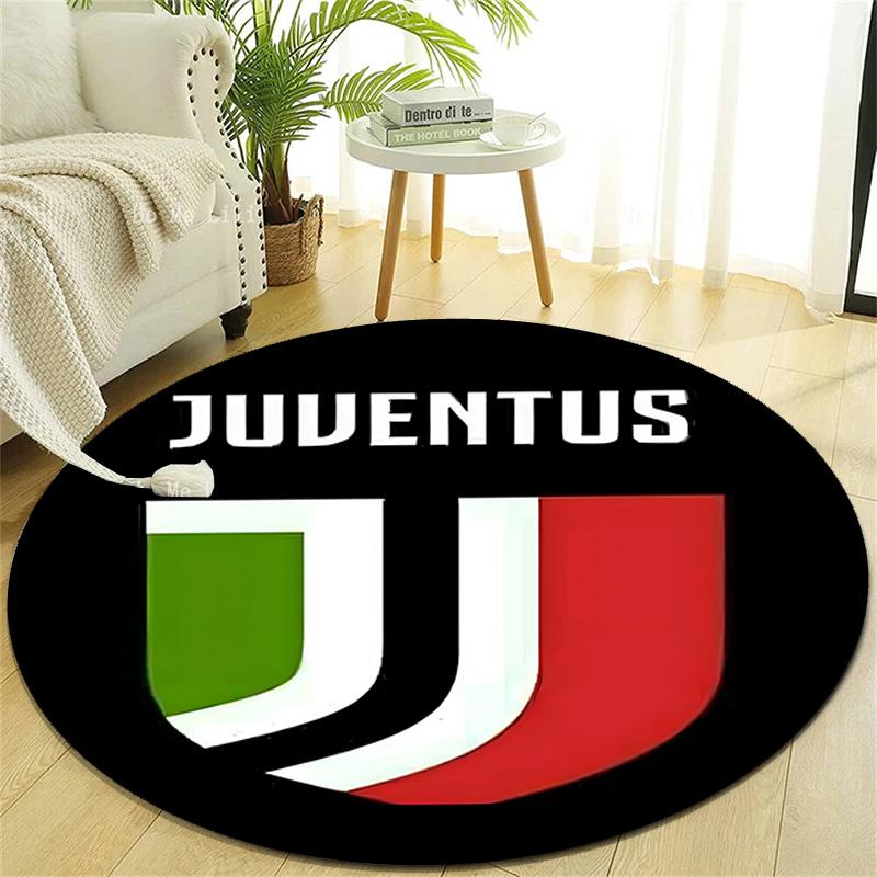 1 pezzo Squadra di Calcio (78) Tappeto Rotondo Stampato per Camera da Letto Soggiorno Decorazione per la Casa Tappeti Tappetino Tappetino Antiscivolo Tappeto per Comodino