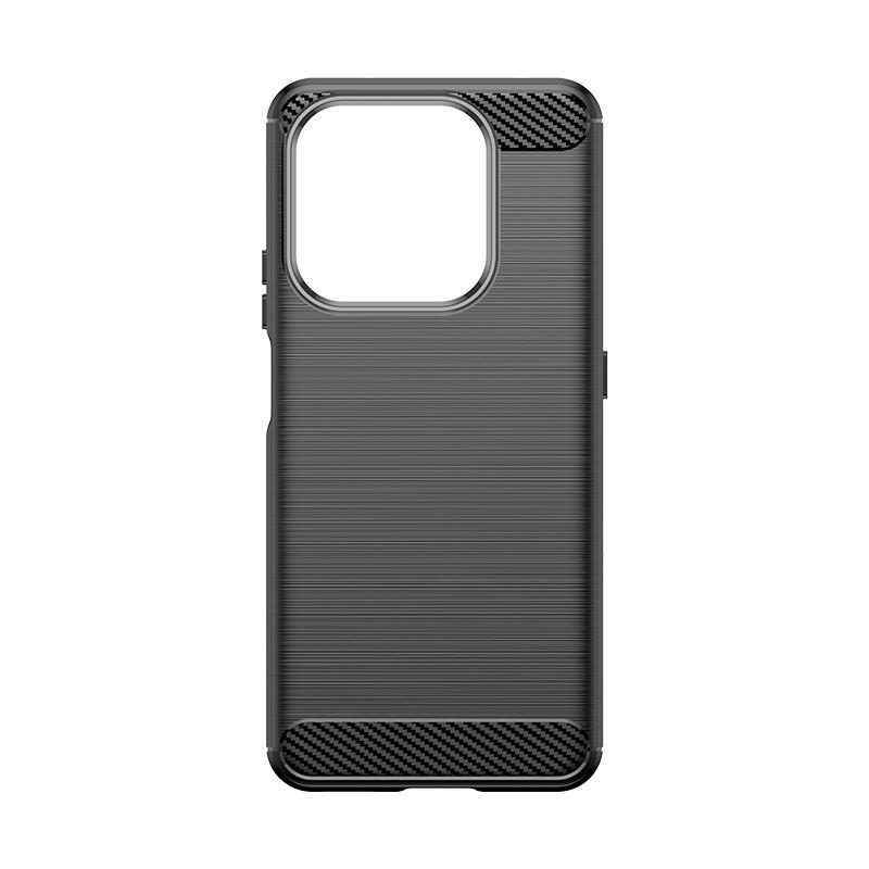 Para Capa Honor 400 Smart Case Para Honor 400 Smart À Prova de Choque Silicone TPU Macio Fibra de Carbono Capa Traseira Para Honor 400 Smart Case