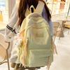 Broderie nœud petit sac d'école frais filles collège haute valeur ins sac à dos grande capacité sac à dos lycée