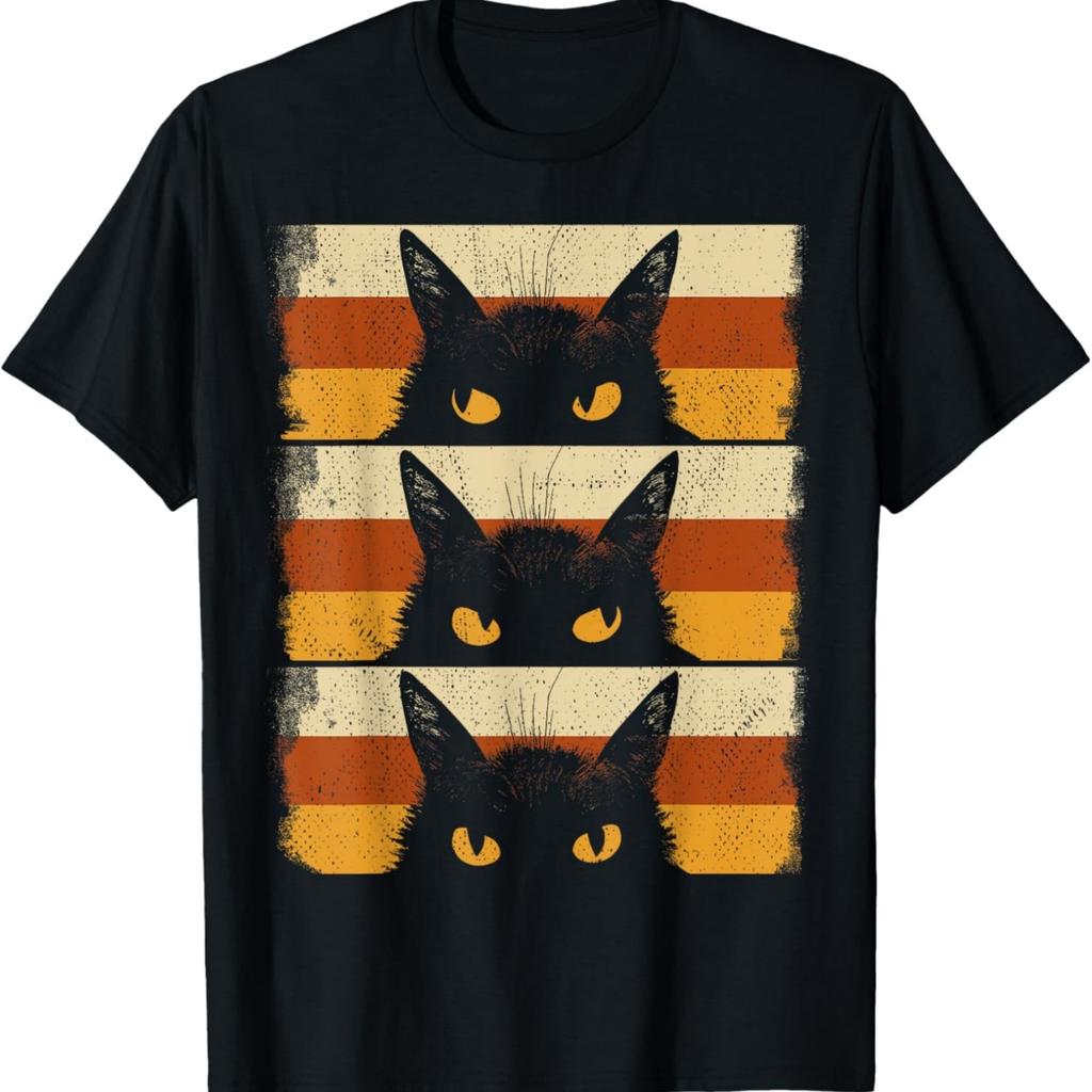 Cat Lover, Grumpy Black Kitten, Cat Mom, Cat Dad T-Shirt(8)