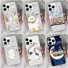 Case For Apple iPhone 15 14 13 12 11 Pro Max X XS XR SE Cute Cat Owl Transparent Shockproof Matte Soft Silicone Anti Drop Cover For iPhone Bumper