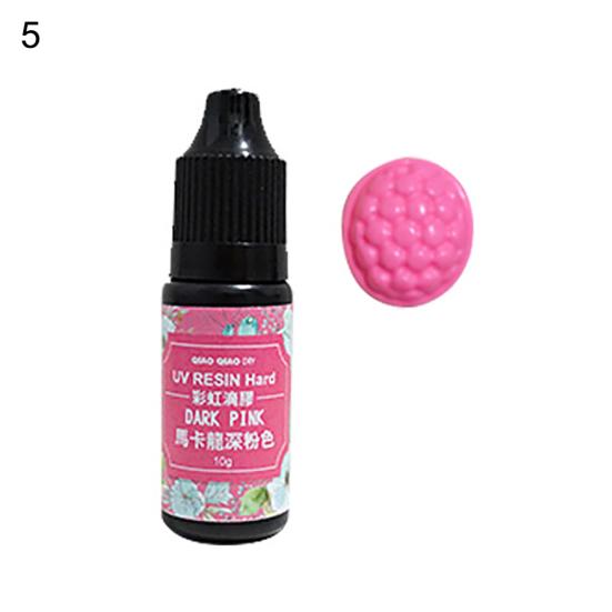 Resina UV Cola Cura Ultravioleta Corante Pigmento Joias Artesanato Decoração DIY