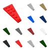 50pcs 54384 Wedge Plate 6 X 3 Left Bricks Collections Bulk Modular GBC Toy For Technical MOC Set Buildings Blocks Compatible