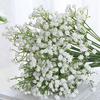 Baby's Breath Artificial Flowers White Real Touch Faux Gypsophila Flowers for Wedding Party Home Garden Decor
