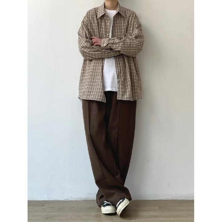 2024 Letter Long Sleeve Shirt Japanese Hong Kong Style Ins Loose Shirt Boys Summer Trendy Versatile Casual Coat