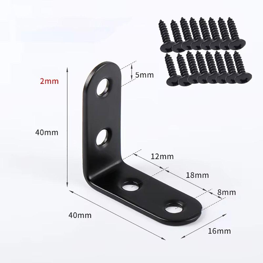 Aluminum Angle Outside Joining Plate 5 Hole L Shape Bracket Connector 90 Degree Joint Board Plate Anodised Corner Bracket Plate