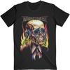 Megadeth Unisex Adult Flaming Vic T-Shirt