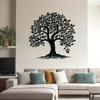 1 Pièce Fer Noir Arbre Élégant Sensation Agréable Art Mural Métal - Décoration de Maison Moderne pour Chambre à Coucher, Salon ou Salle de Bain. Installation étanche et antirouille