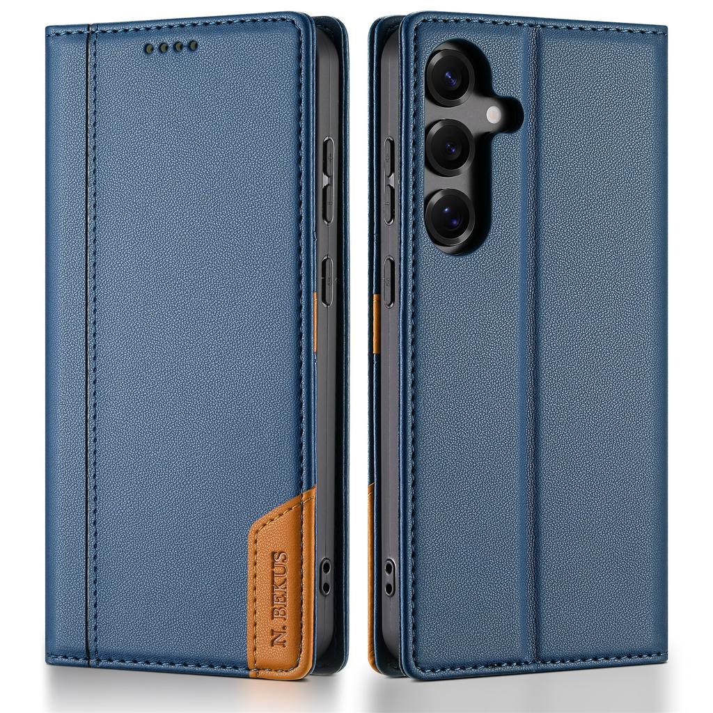 Portefeuille Porte-cartes Magnétique Solide Étui en Cuir Pour Samsung Galaxy A06 A16 A26 A36 A56 A17 S25 Ultra S24 Plus S23 S22 Housse RFID