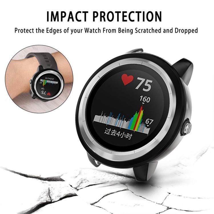 Custodia protettiva in TPU per Garmin Vivoactive 3(Nero)