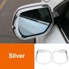 For Honda CRV CR-V 2017 2018     Hybrid ABS Car Rearview Side Mirror Rainproof Shell Cover Eyebrow Trim