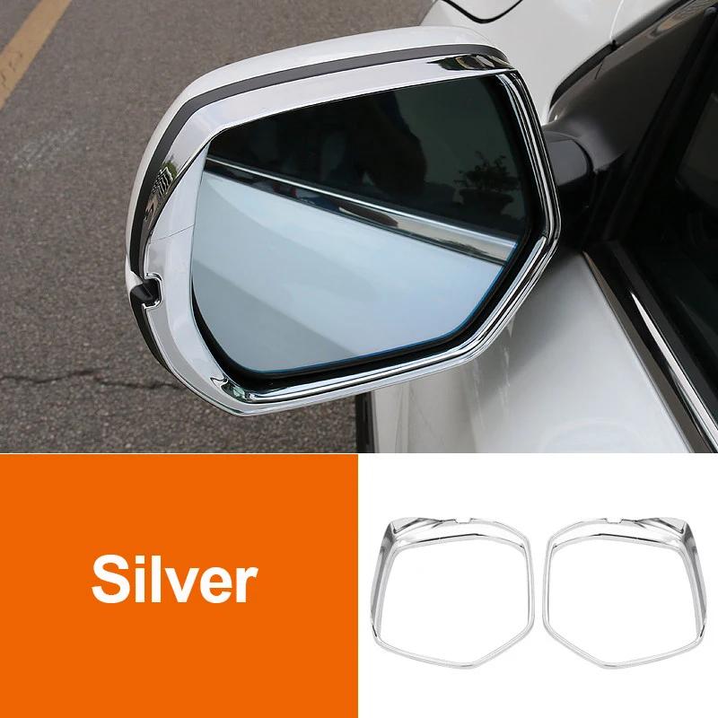 For Honda CRV CR-V 2017 2018     Hybrid ABS Car Rearview Side Mirror Rainproof Shell Cover Eyebrow Trim