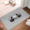 Bodybuilding Fitness Powerhouse Gym Front Door Mat Anti-Slip Outdoor Mat Absorbent Doormat Garden Garage Entrance Rug  Floor