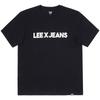 Lee Unisex Letter Print Crew Neck T-Shirt