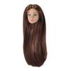 European Supermodel Doll Head 16 Doll Head With Long Curly Hair Make-Up Whitenormalchocolate Dress Up 30Cm Dolls Head