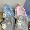 Schulrucksack vielseitig karierter Rucksack große Kapazität Schüler Klasse Nachhilfe Schultasche kleines Karo Mittelschüler Schultasche Reisetasche