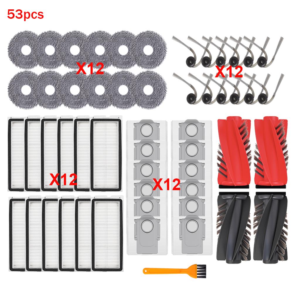 For Roborock Qrevo Curv/S1V/Curv S1X/Curv 1A1/1XC/C Pro/C/CurvC/P11 PRO Vacuum Main Side Brush Filter Mop Cloth Dust Bags Parts