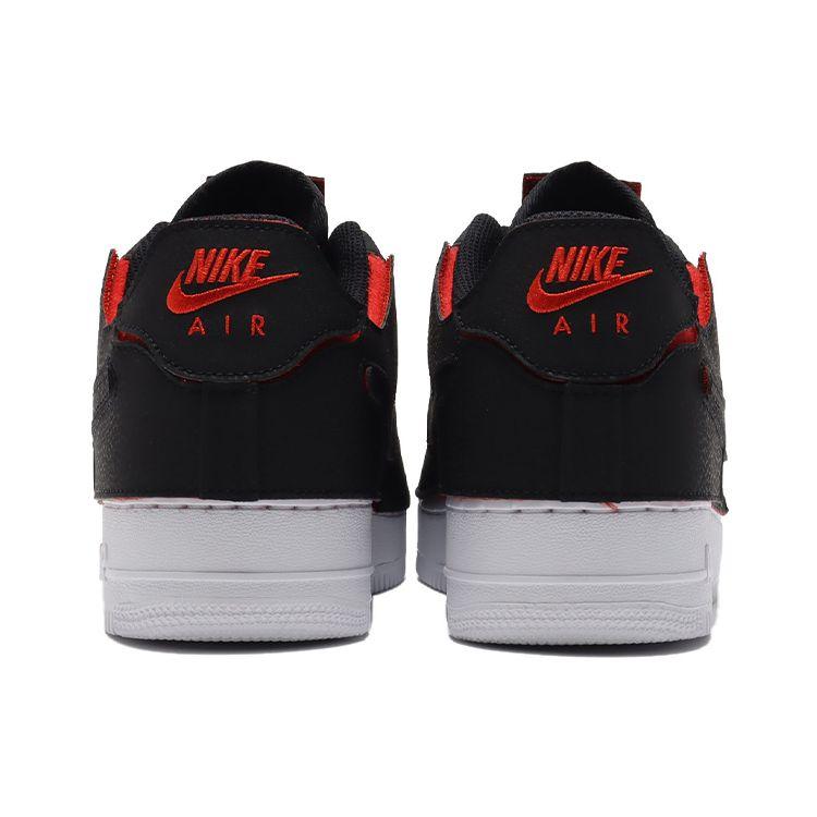 Nike Air Force 1/1 Low Black Chile Red Unisex Sneakers Pine-Green DD2429-001