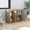 Sideboard Sonoma Oak 102 X 33 X 75 Cm Particleboard