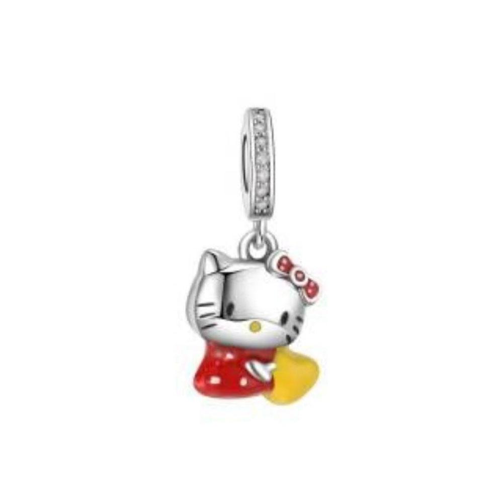 MINSO Charm Bead Component Boy Girl Cat Princess Pendant Bead Component Bead Component Compatible With Authentic Original 3mm Snake Charm Bead