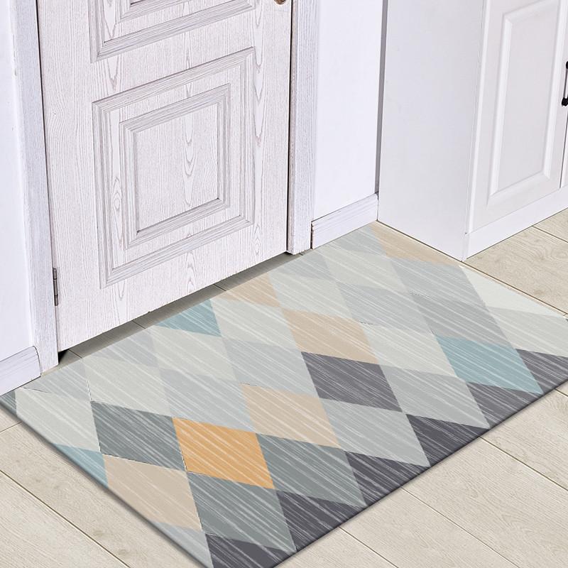 Nordic Absorbent Bathroom Anti Slip Mat Carpet Entrance and Foyer Foot Mat Bedroom Door Mat Floor Mat