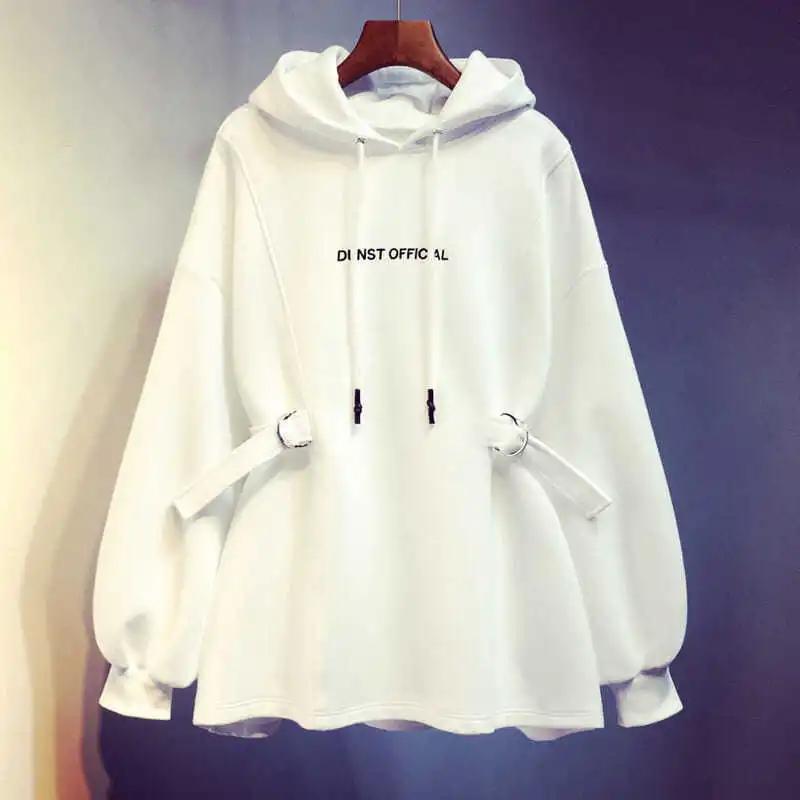 Sudadera para Mujer Oversize con Capucha de Forro Polar Gruesa Holgada Casual Jersey Manga Larga Invierno Sudadera Top