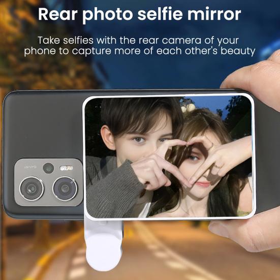 Phone Mirror Reflection Mirror Effect Lens Clip Set Shots Selfie Artifact Reflection Photography