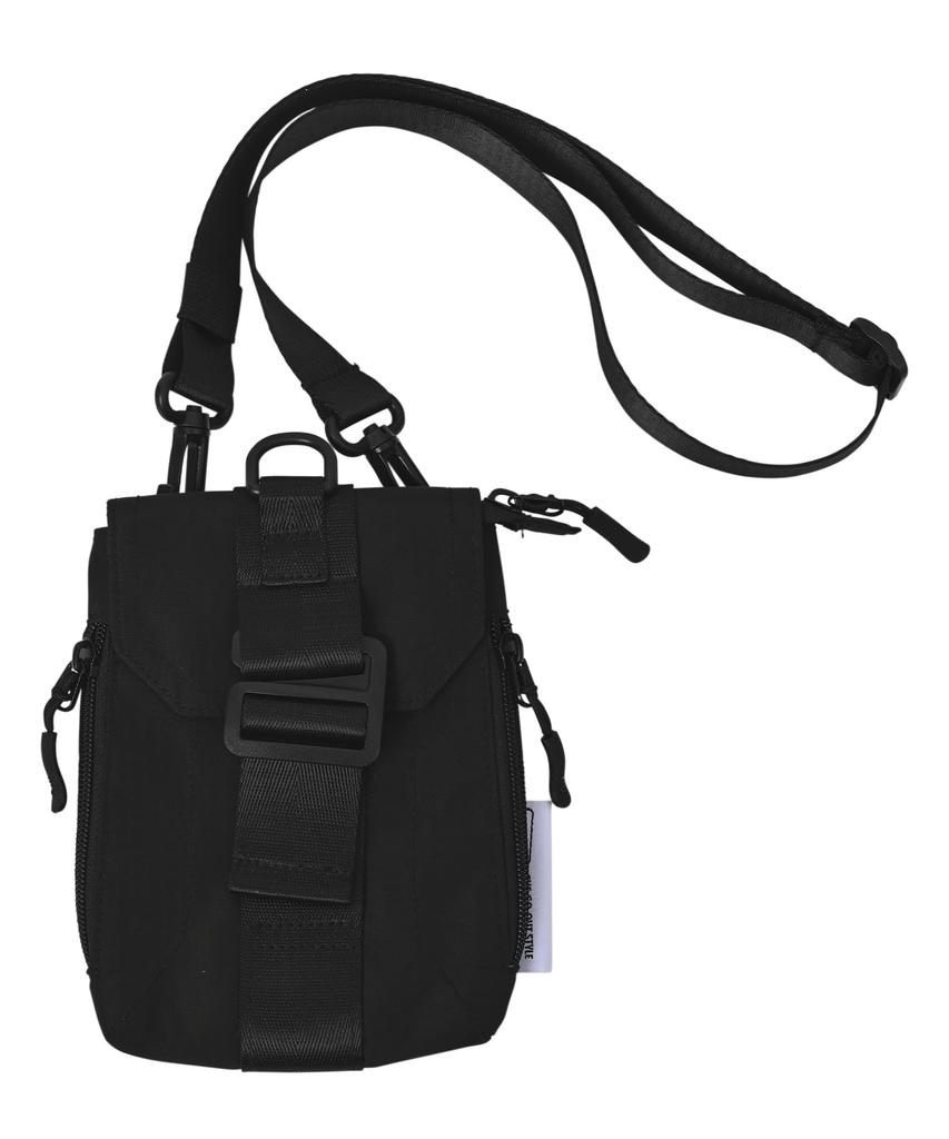KiU Travel Smart Pass Pouch Travel Mini Shoulder Valuables Black - Waterproof, Water-repellent, Bag, Bag, Passport, Smartphone, Pocket, Compact,