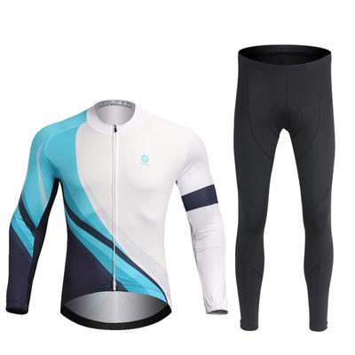 Breathable Riding Bicycle Jerseys Cycling Clothing Set Quick Dry Men Long Sleeve Bicycle Clothes Suit Wear Tights