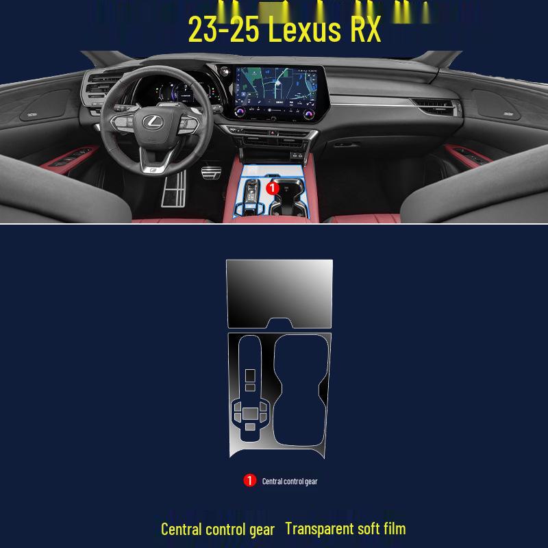 Film de protection en verre trempé pour l'intérieur et la navigation 2025 Lexus RX 350h pour console centrale
