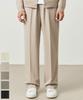 SUARE Semi-Wide Hidden Elastic Waist Slacks - 5 Colors