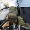 Touch Screen PU Leather Tactical Gloves Army Military Combat Airsoft Hiking Cycling Climbing Shooting Full Finger Mittens Men
