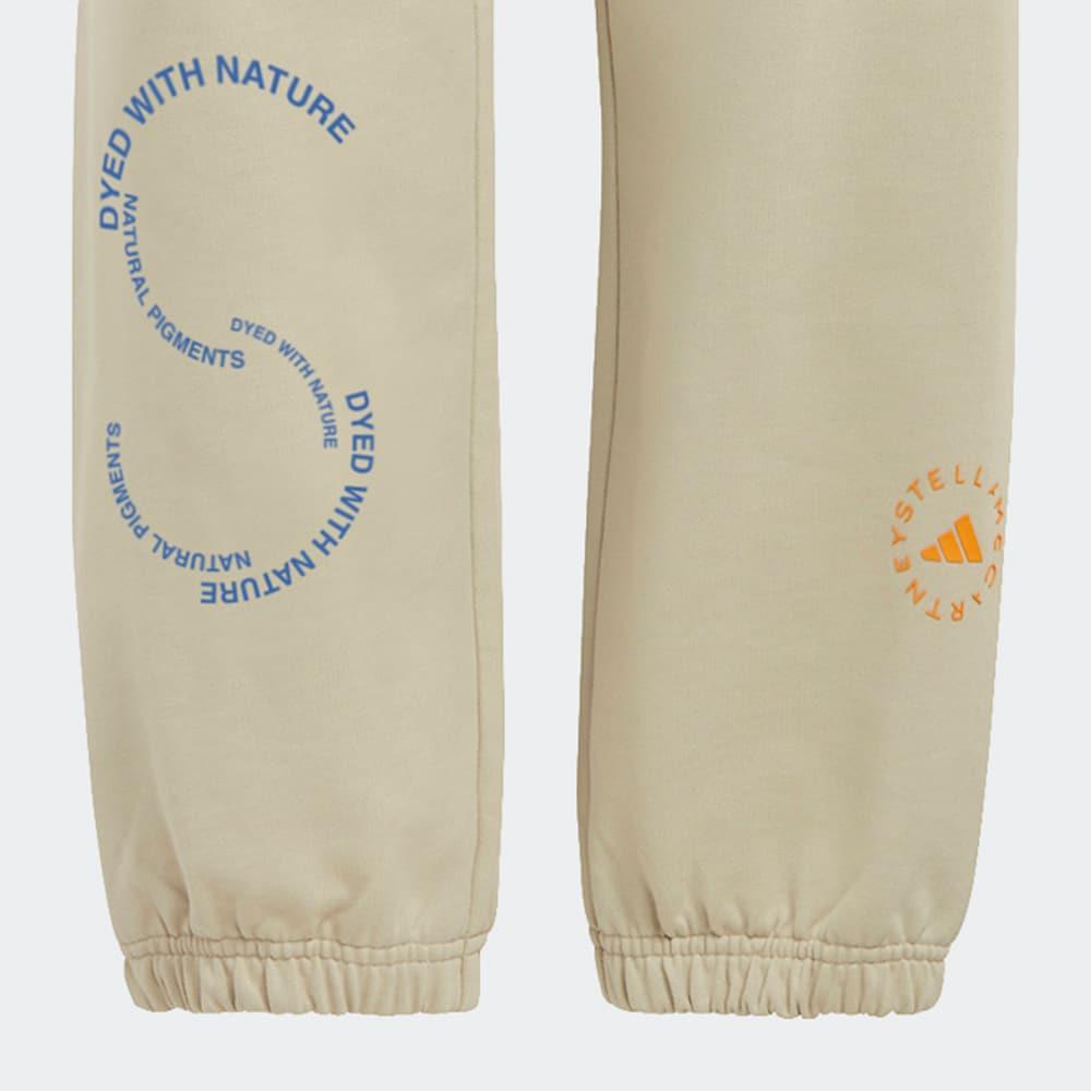 adidas X Stella McCartney Co-Branded Alfabetstryck Elastisk Midja Joggingbyxor Unisex Underdel Magisk Gulgrön IA7722