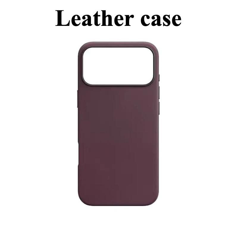 Business for Magsafe Leather Case for IPhone17 Pro Max Air 15 14 13 12 Orginal Case Wireless Charging Cover 16 with Box