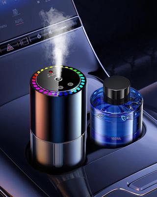 Car Aroma [Silent, Auto On/Off, Built-in , 3 Modes] Uses French Natural