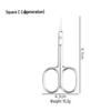 Spot Stainless Steel Dead Skin Scissors - Russian Pre-Treatment Pointed Nail Art Beauty Scissors