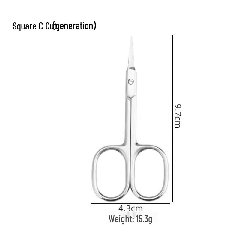 Spot Stainless Steel Dead Skin Scissors - Russian Pre-Treatment Pointed Nail Art Beauty Scissors