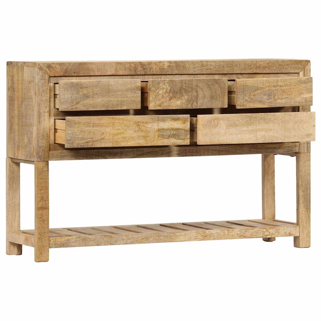 vidaXL Sideboard 120x30x75 cm Massivholz Mango
