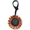 Designer Original Sunflower Handmade Leather Car Key Pendant Niche Personalized Gift Keychain