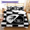 Freiburg e  Pattern Bedding Quilt Set Quilt Cover Pillowcase Home Decoration Birthday Gift (1 * duvet cover + 2 * pillowcase, without core)