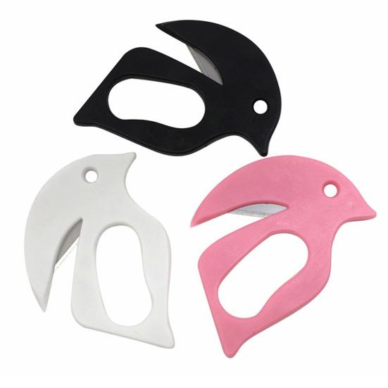 Letter Opener Plastic Mail Opener with Blade Portable Envelope Slitter Wrapping Paper Cutting Tool for Office Home School Supplies