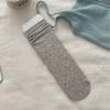Summer Thin Mesh Polka Dot Socks Solid Color Lace Lace Medium Tube Socks Wind Cotton Boneless Stacking Socks