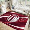 Bologna FC Design Crystal Velvet Carpet Cozy Non?Slip Printed Rug For Bedroom Living Room Entrance