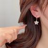 Women's Mutant Flower Earrings Earring Silver Needle