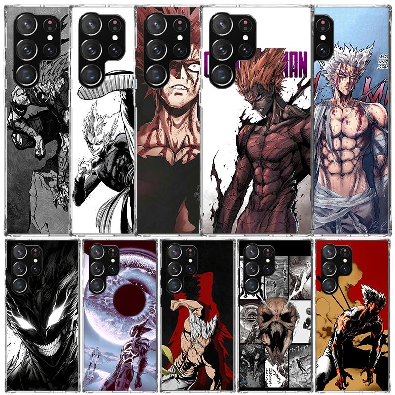 One P-Punch-Man Garou Soft Cover for Samsung Galaxy S25 Edge S26 S24 S23 Ultra Phone Case S22 S21 Plus S20 FE Print Pattern Shel